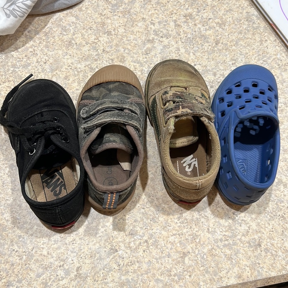 Vans + camo cat and Jack